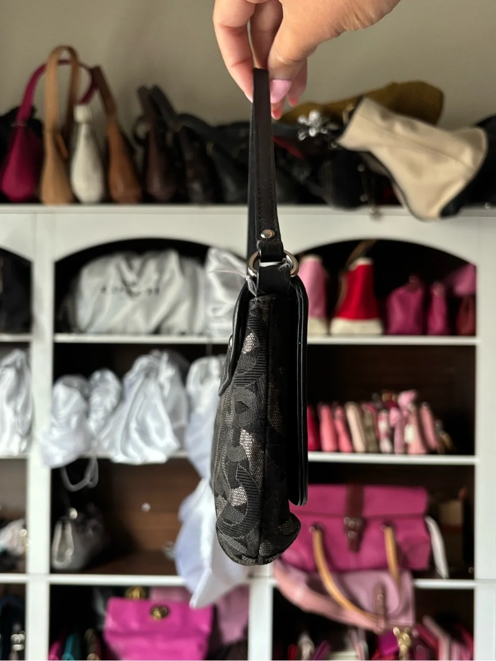 ⛓️‍💥⛓️🖤Y2K Kristin Optic Chainlink Art Large Wristlet Mini Bag & Wallet